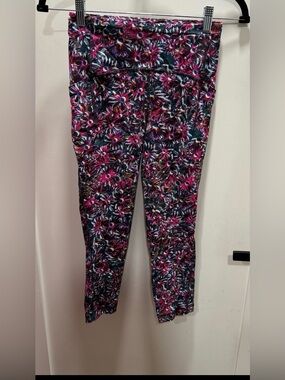 Lululemon Cropped Floral Leggings size 4
